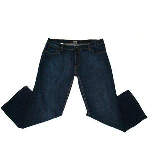 Denver Hayes Flextech Mens 38X30 Classic Indigo Dark Wash Straight Denim Jeans